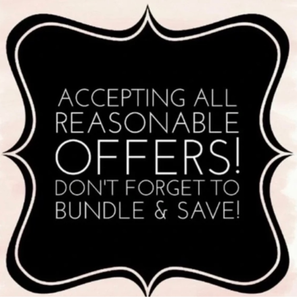 MAKE REASONABLE OFFERS OR BUNDLES :)